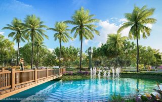Hồ cảnh quan Geneva - một trong những tiện ích mang cảm hứng Thụy Sĩ tại The Zurich.