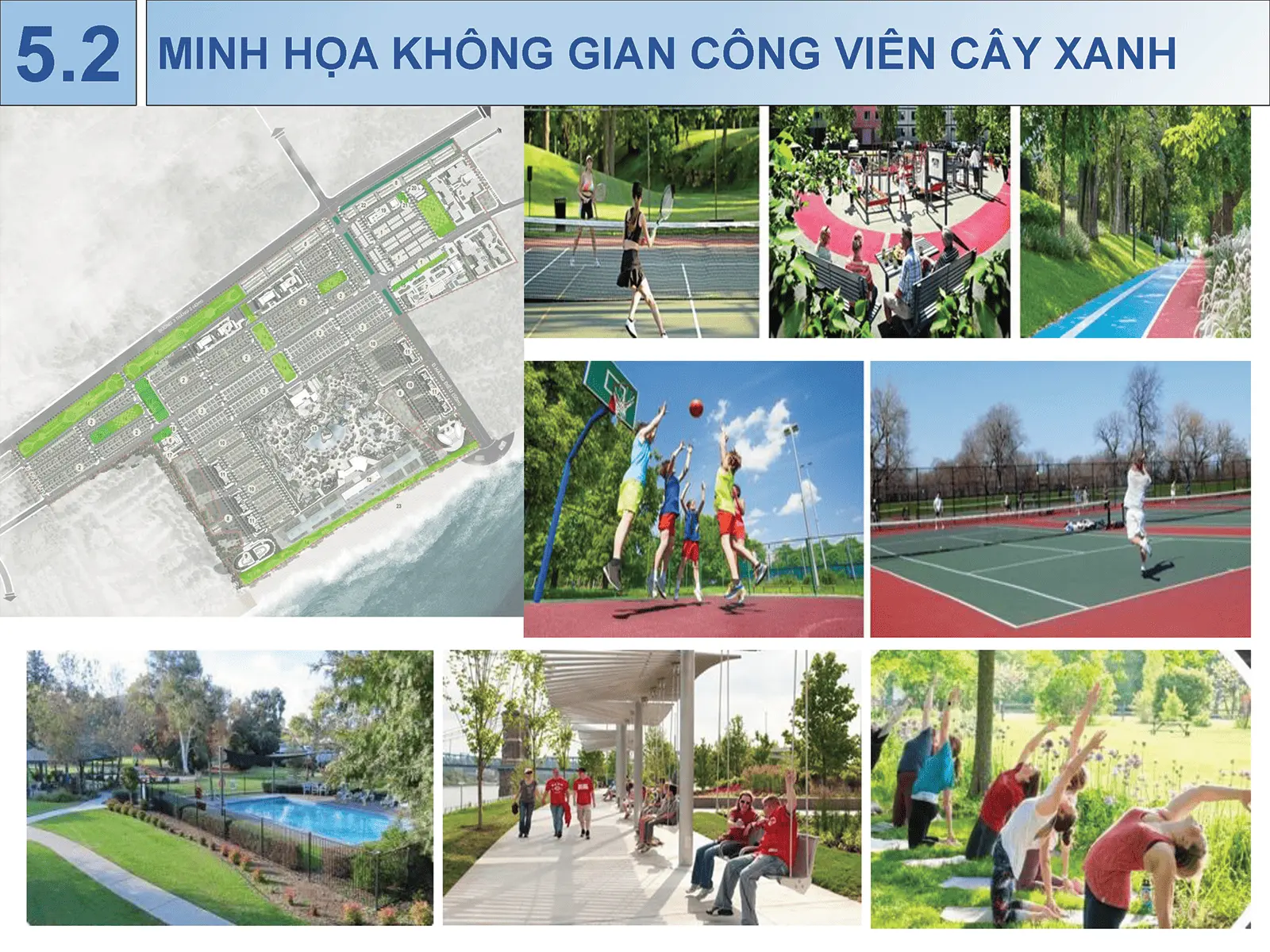 Sun Group Vũng Tàu phát triển công viên cây xanh và khu thể thao ngoài trời hiện đại.