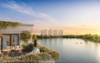 Thiết kế đẳng cấp tại Vinhomes Green City mang đến không gian sống xanh và môi trường sống hiện đại.